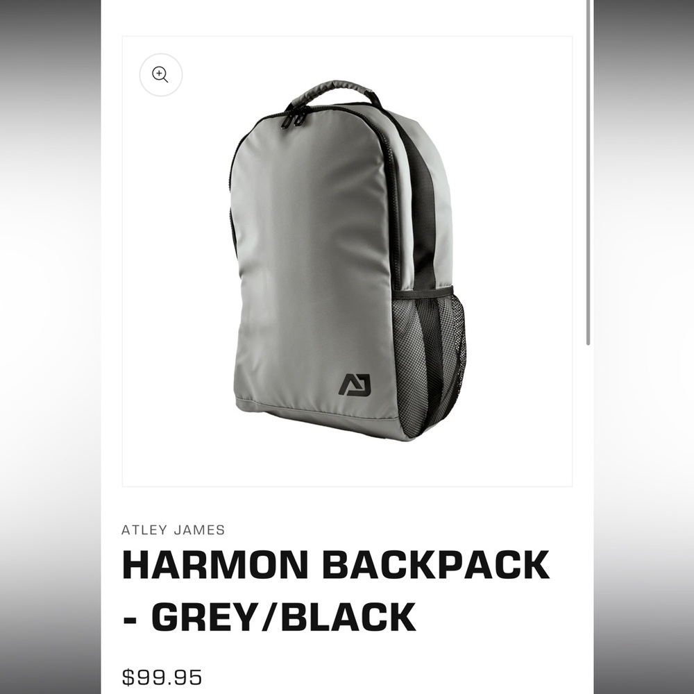Atley James Harmon BackPack